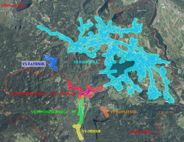 Vodovodni sistemi s pripadajočimi oskrbovalnimi območji, kjer se izvaja gospodarska javna služba v občini Gorje in občini Bled