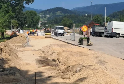 26.8. - 28.8.2025 - Zapora ceste -Zbirni center in upravna stavba na Rečiški cesti Bled